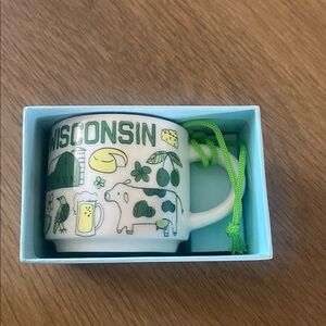 NWT Starbucks Wisconsin Been There Series Green 2oz